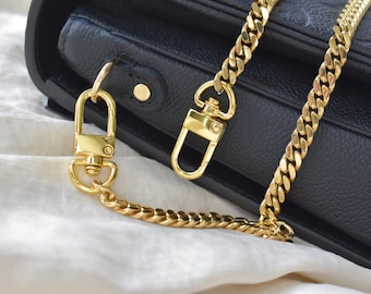 Gold Purse Chain - Lux Link Strap Bag Accessories, Luxury Purse Chain Handbag Crossbody Shoulder Top Chain For Wallet Case Best Women Gift
