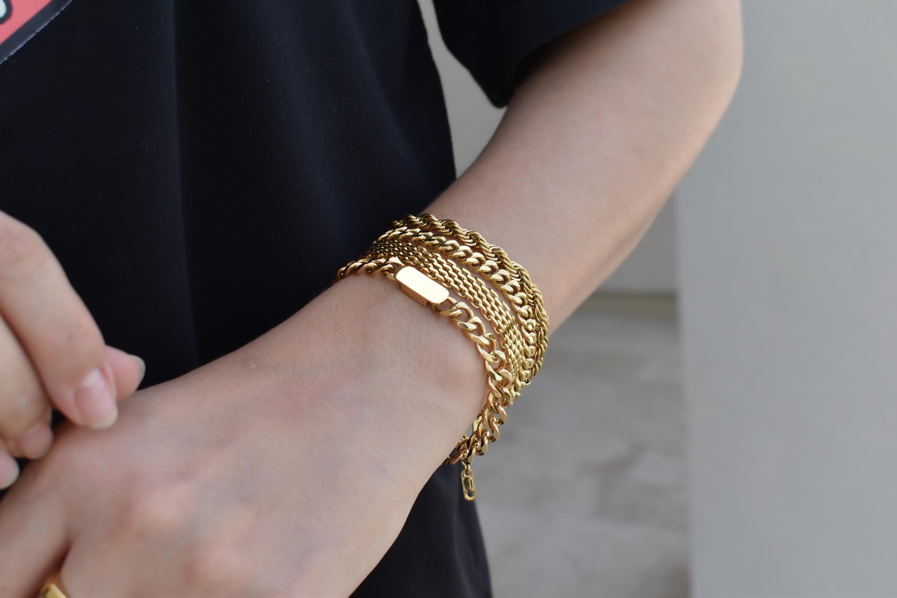 Vintage Rope Chain Bracelet - Etsy