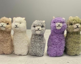 Alpaca - Baby Alpaca Wool Plush Toy - 100% Handmade