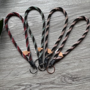 WHIRLWIND: Native Beaded Wristlet / Keychain