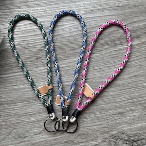 TORNADO: Native Beaded Wristlet / Keychain