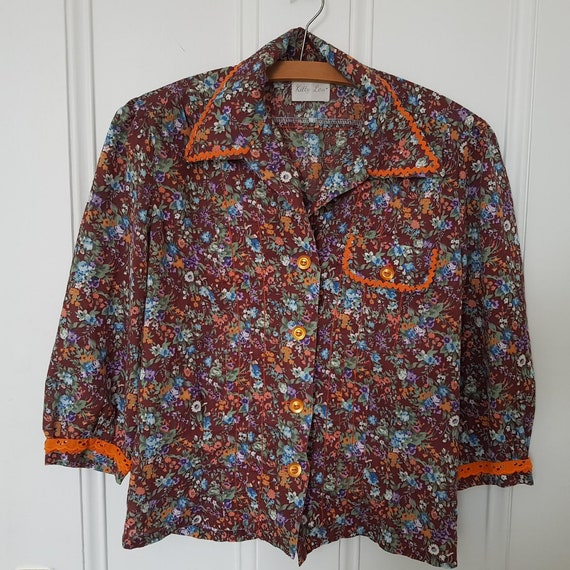 Handmade 40s style boxy blouse - image 1