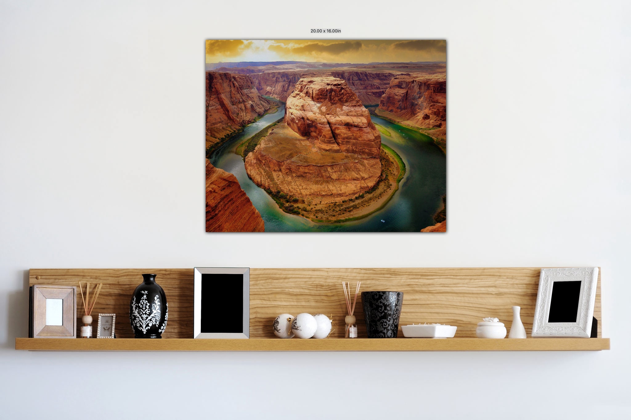 Grand Canyon National Park Horseshoe Bend Canvas Wall Art - Etsy