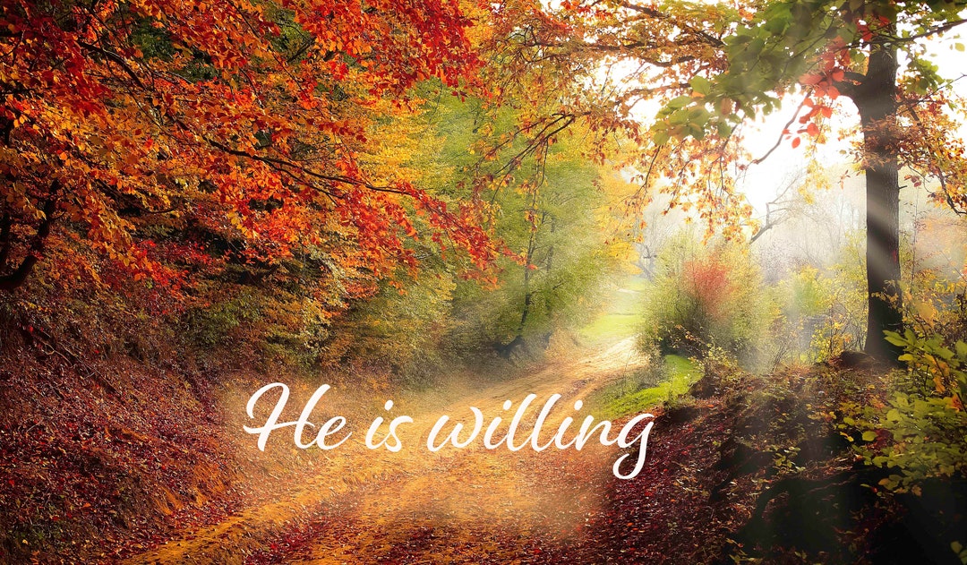 Autumn Landscape Scripture Canvas: Christian Thanksgiving Decor - Etsy