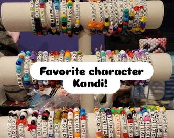 Favorite Character Inspired Customized Kandi Bracelets!