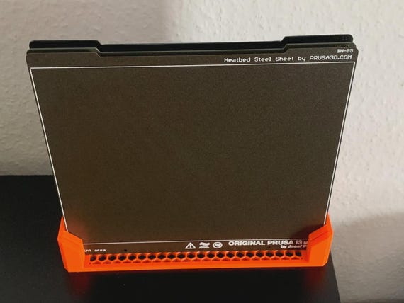 Steel Sheet Holder for Prusa MK3: 3D Printed Organizer, 2-4 Slots