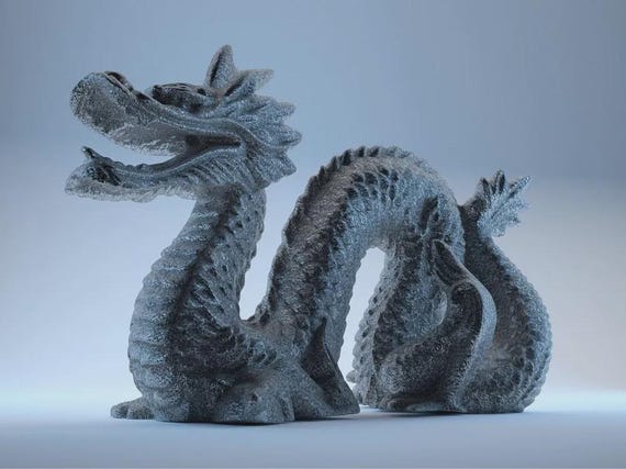 Stanford Dragon (Printable STL, ) Every Maker Need