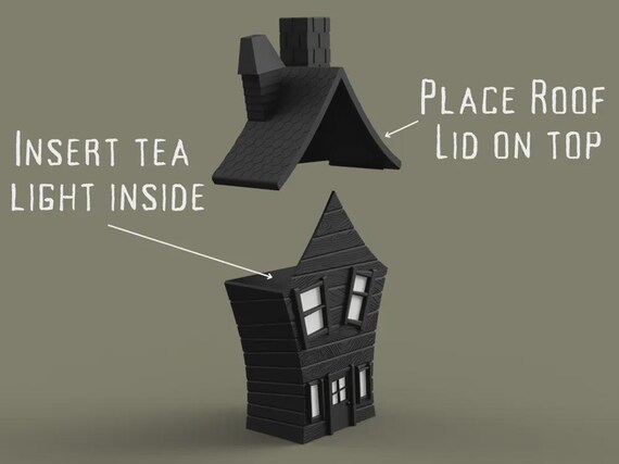 Haunted House Tea Light Holder thumbnail 4