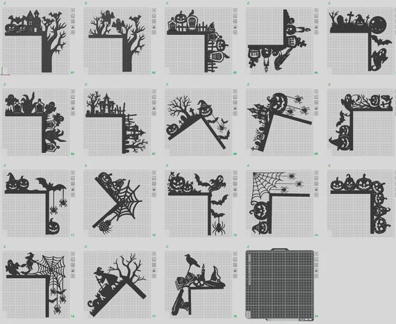 Halloween Door Corners