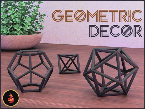 COMMERCIAL RIGHTS INCLUDED • Geometric 3D Decor Model – Digital Download for Home Decor & B-Roll thumbnail 2