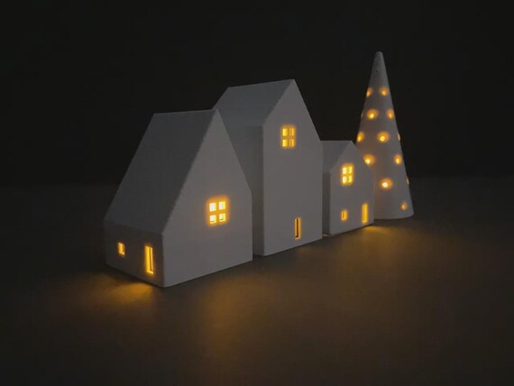 Minimalist Holiday Decor, Geometric Christmas Set (Modern Style) thumbnail 3