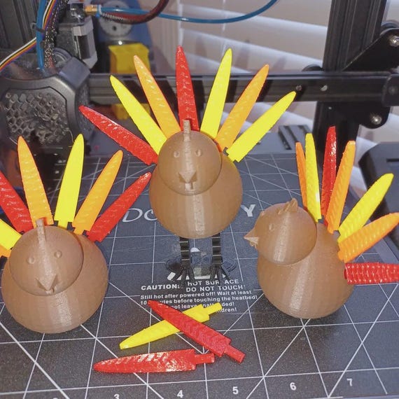 Bobble Turkey Figurine