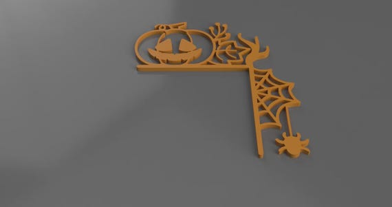 Halloween Door Corner Decor: Reversible Spooky Accent thumbnail 2