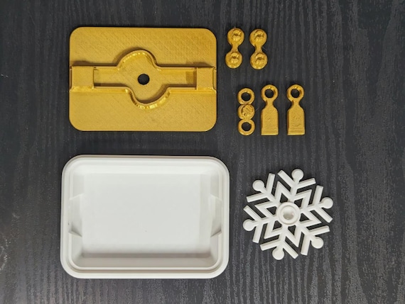 Mechanical Puzzle Gift Box STL thumbnail 11