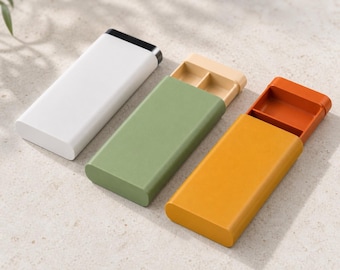 Minimalist Pill Box 3D Print STL File | Pocket Vitamin Organizer (Digital Download)