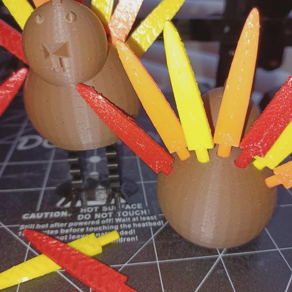 Fall Bobble Turkey Centerpiece thumbnail 2
