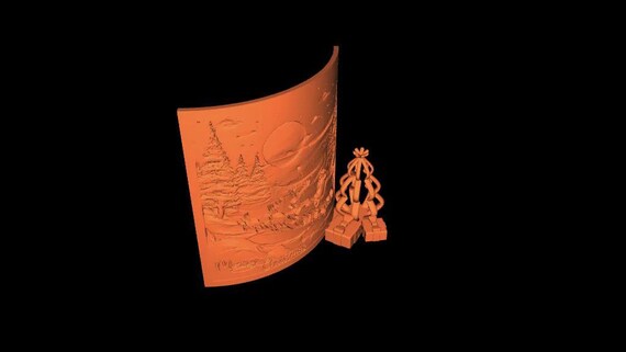 Christmas Lithophane Card thumbnail 4