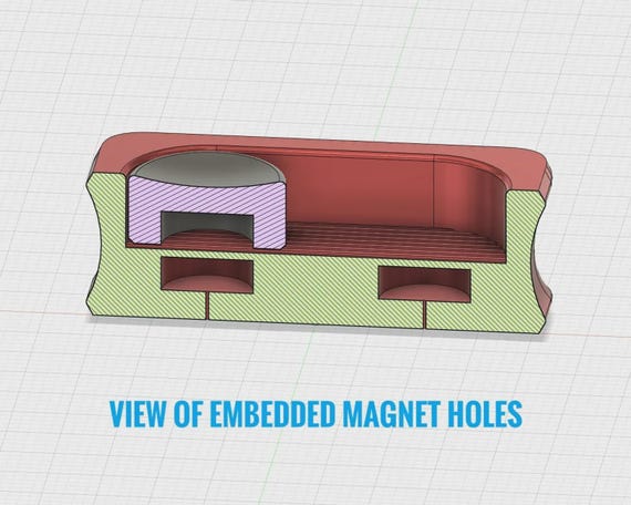 Magnetic Slider Fidget Toy, Pocket-Sized Snap Action (Compact Grip) thumbnail 2