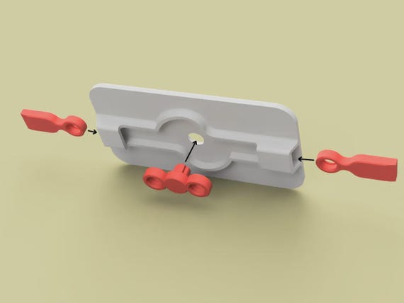 Puzzle Locking Gift Box, 3D Printed Design (Double Slider Crank) thumbnail 2