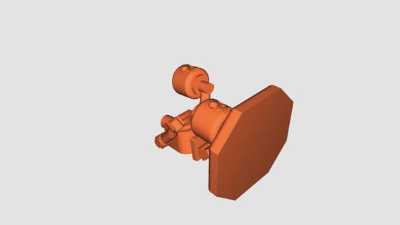 Brick Style Skeleton Figure: Spooky Halloween Decoration (3D Printable) thumbnail 2