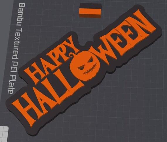 Halloween Pumpkin Sign thumbnail 3