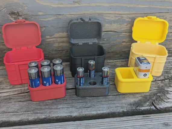 Modular Storage Case, 3D Printable for Batteries and SD Cards (Compact, Portable) thumbnail 5