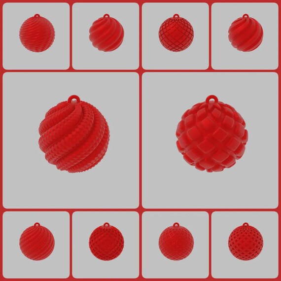 Modern Christmas Ornaments thumbnail 5