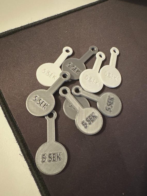 Shopping Cart Coin Keychain for Tiny Spaces