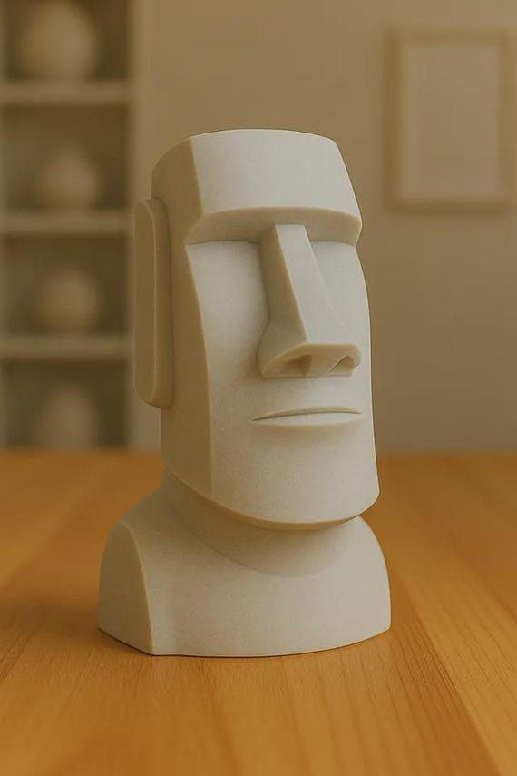 Moai Head Statue