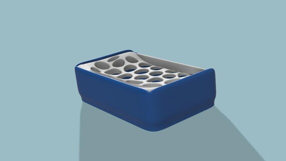 Soap Dish Tray: Modern Draining Design (Durable PETG Material) thumbnail 6