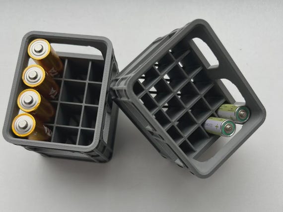 Beer Crate Battery Organizer