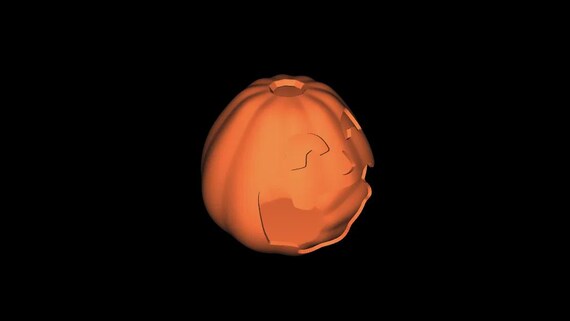 Candy Bowl 3D Model: Halloween Design thumbnail 3