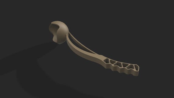 Dog Fetch Ball Launcher, Flexible 3D Printed Toy (Long Distance Toss)