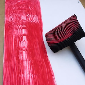 3D Wood Graining Tool: DIY Texture Effect Painting (Digital STL File) image 1