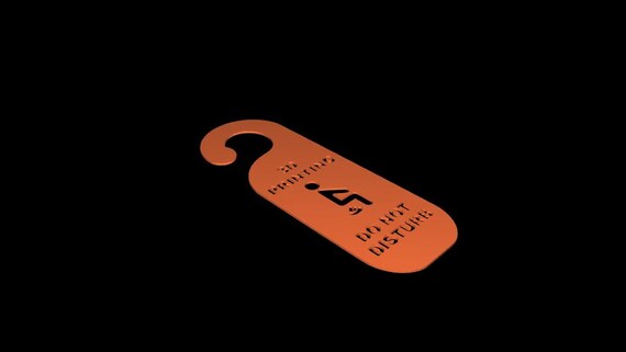 Do Not Disturb Sign thumbnail 2