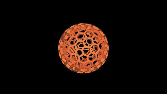 Airless Tennis Ball: 3D Printable TPU Model (Sports Toy File) thumbnail 2