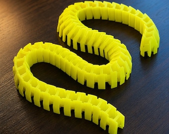 Articulated Fidget Worm STL | Print-in-Place Wiggle Toy (Digital Download)