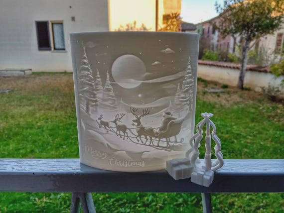 Christmas Lithophane Card