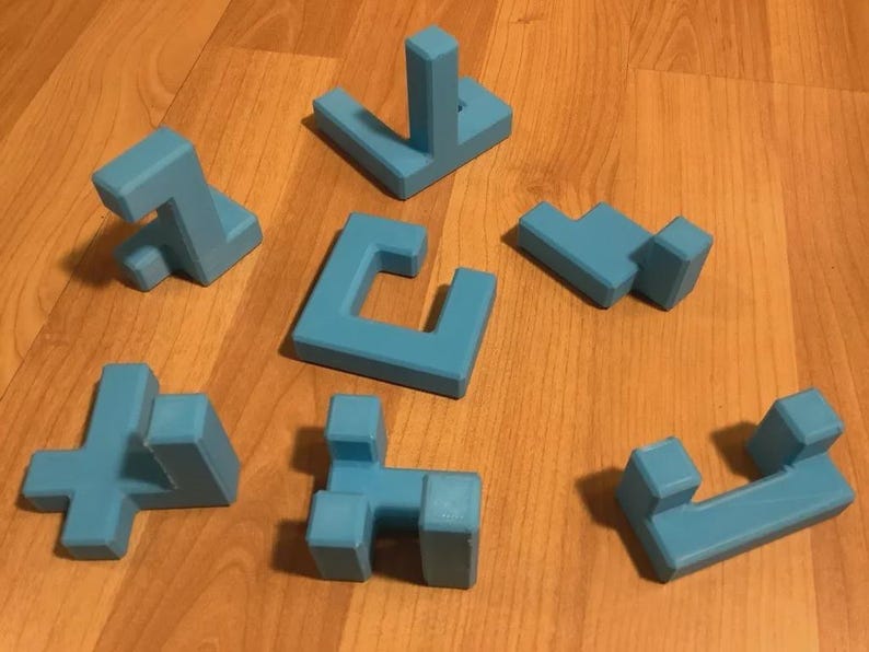 4x4 Puzzle Cube STL Brain Teaser Gift 3D Printable Toy Etsy