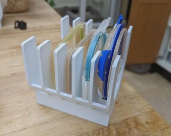 Tupperware Lid Organizer STL | Kitchen Drawer Storage 3D Print (Instant Download)