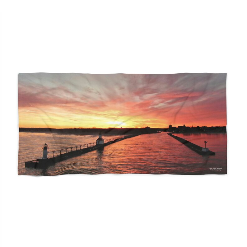 Beach Towel, 50 Percent Cotton 50 Percent Polyester, Large Beach Towel image 1