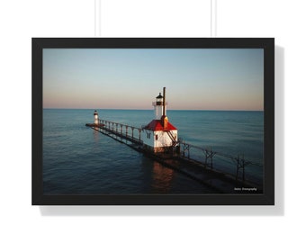 Framed Horizontal Poster, Summer Sunrise, Ready To Hang, Framed Wall Art, Wall Prints