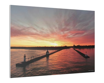 Canvas Wall Art, Not Full Wrap, Golden Sunrise, Ready To Hang, Canvas Art, Canvas Wall Art Nature