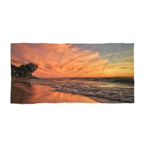Beach Towel, 50 Percent Cotton 50 Percent Polyester, Large Beach Towel