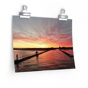 Unframed Poster, Fire Skies, Wall Art, Wall Print, Rolled Up Poster
