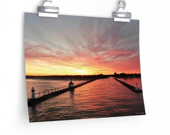 Unframed Poster, Fire Skies, Wall Art, Wall Print, Rolled Up Poster
