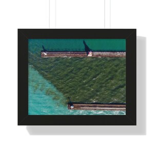 Framed Horizontal Poster, Birds Eye View, Ready To Hang, Framed Wall Art, Wall Prints