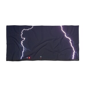 Beach Towel, Double Strike, 50 Percent Cotton 50 Percent Polyester, Large Beach Towel