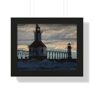 Framed Horizontal Poster, Dark Skies, Ready To Hang, Framed Wall Art, Wall Prints