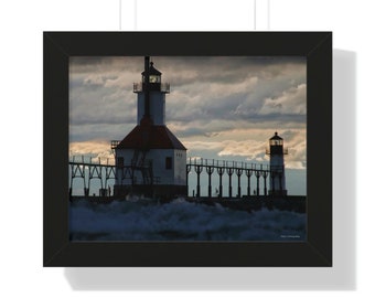 Framed Horizontal Poster, Dark Skies, Ready To Hang, Framed Wall Art, Wall Prints
